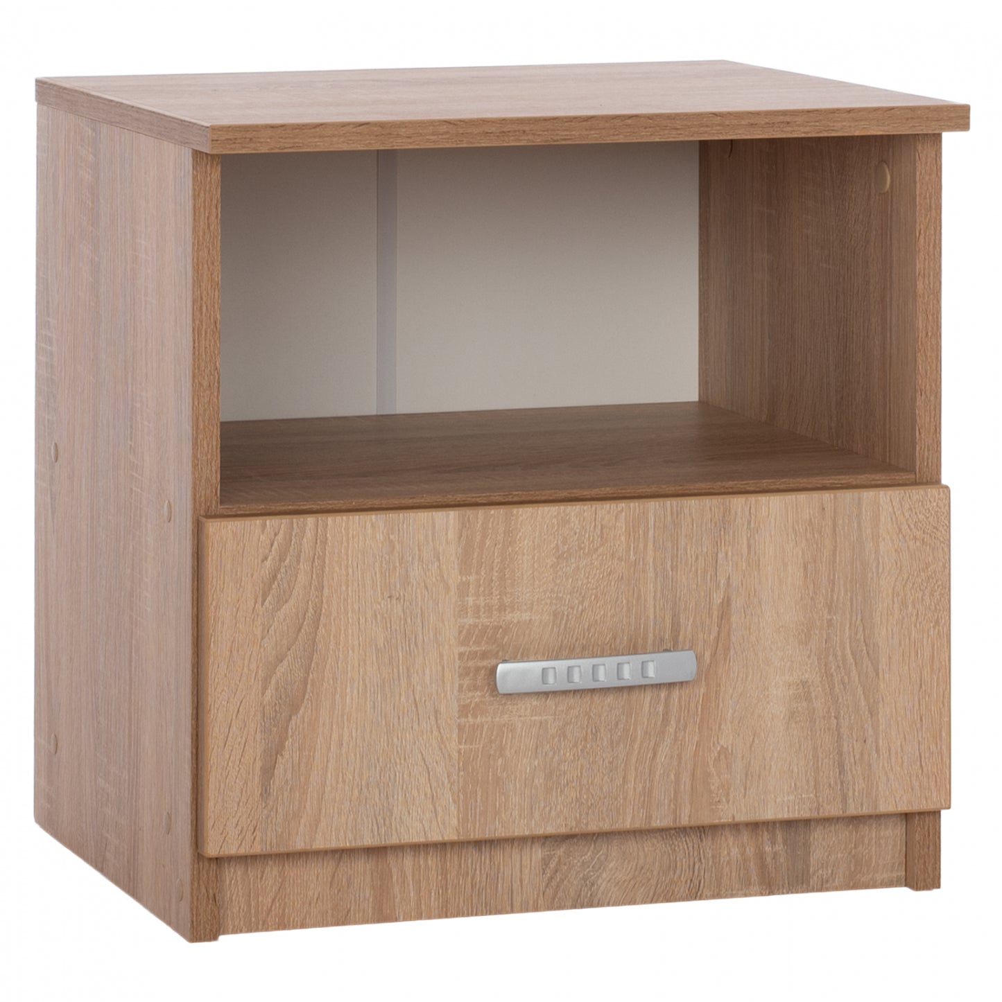NIGHT STAND WITH DRAWER SONAMA OAK HM2431.01 45x40x48 cm. image 1