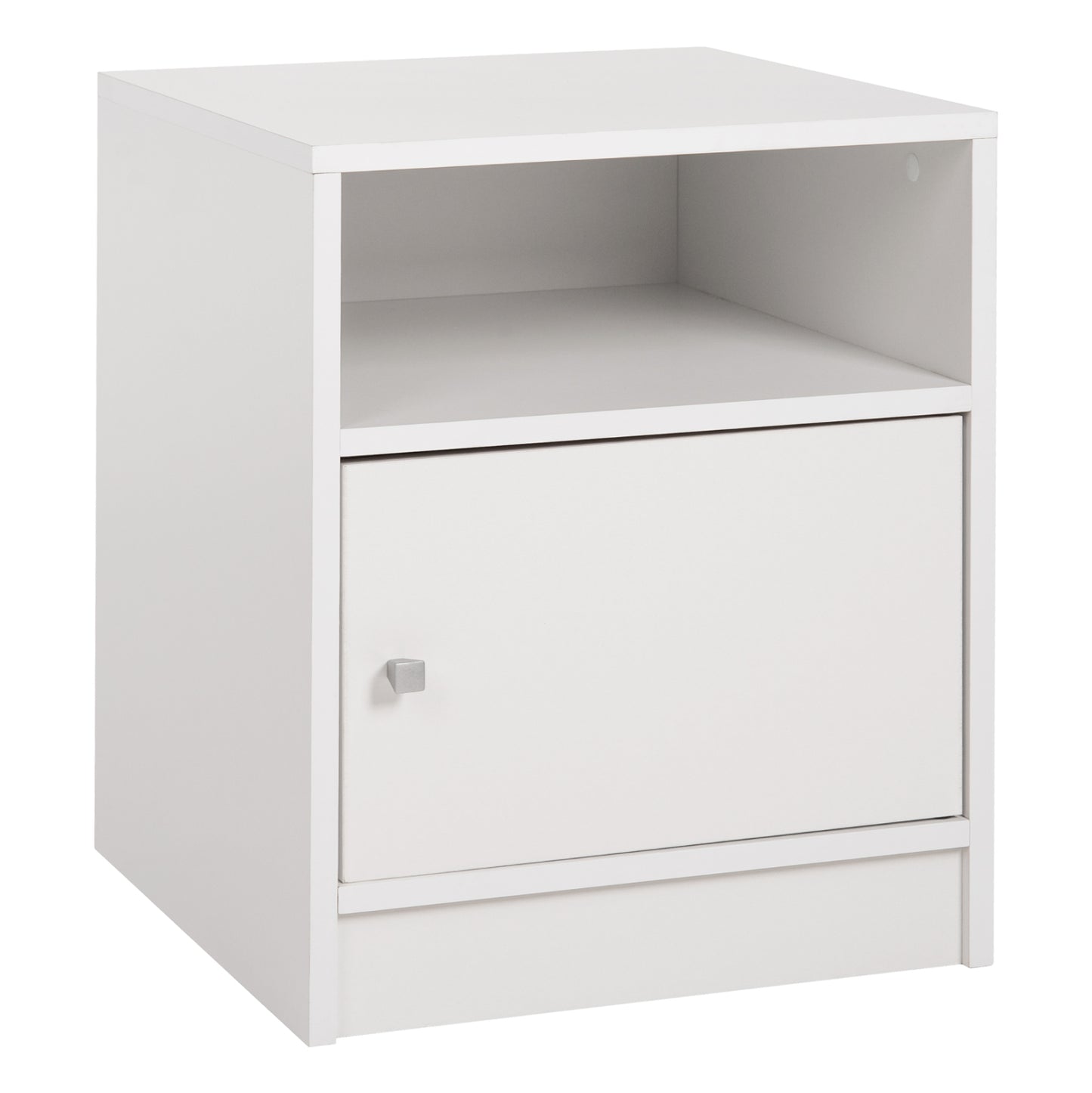 NIGHTSTAND MALORY HM2205.05 WHITE MELAMINE 40x40x50Hcm. image 1