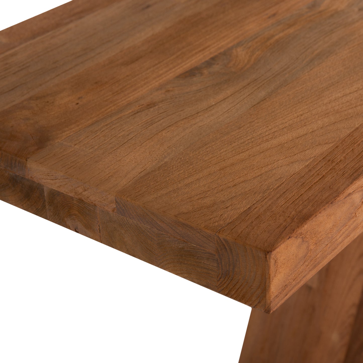 CONSOLE HM9555 MADE OF TEAK WOOD IN NATURAL COLOR 220x50x90Hcm.