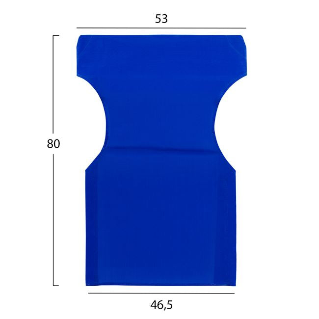 Pillow blue color 2x1 for director's armchair HM5272.01 46.5χ53χ80