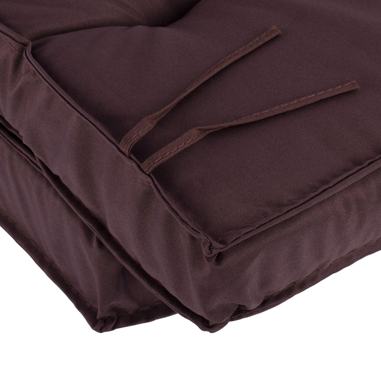 Fabric Pillow with brown back 100x46x7 HM5745.03
