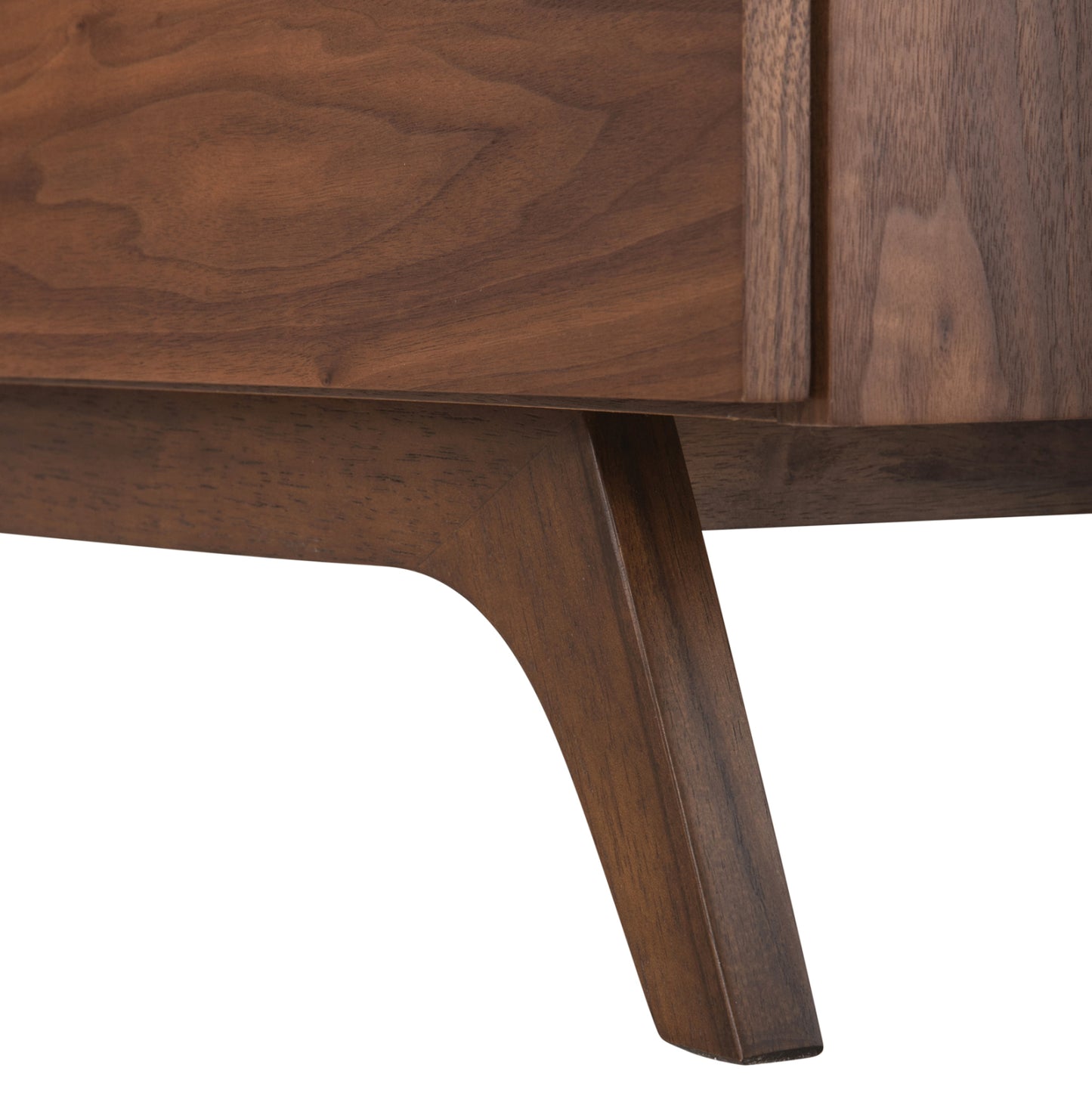 BUFFET PREDA HM9747 MDF WITH WALNUT & DARK GREY VENEER COLOR 167x28-40x80Hcm.
