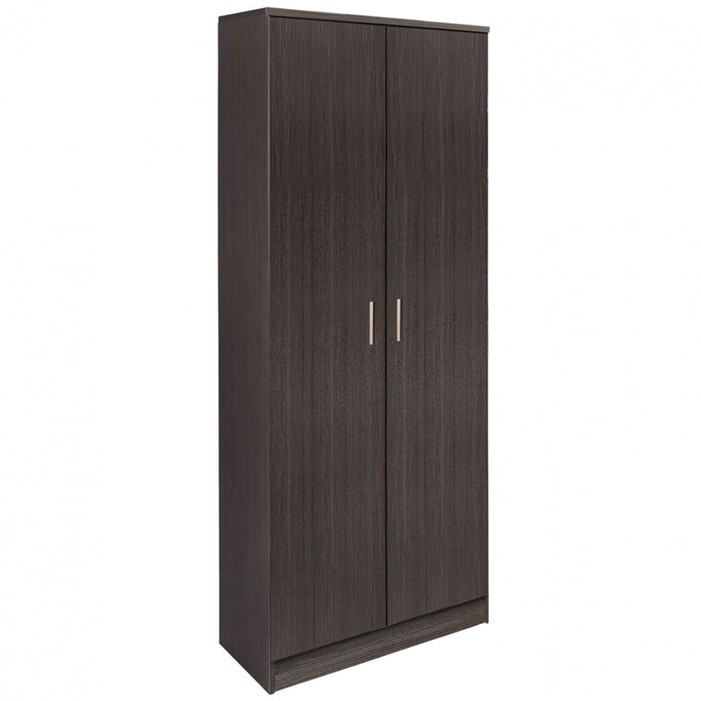 Wardrobe 2 Door with 3 Selves HM337.01 Zebrano 60x42x180 image 1