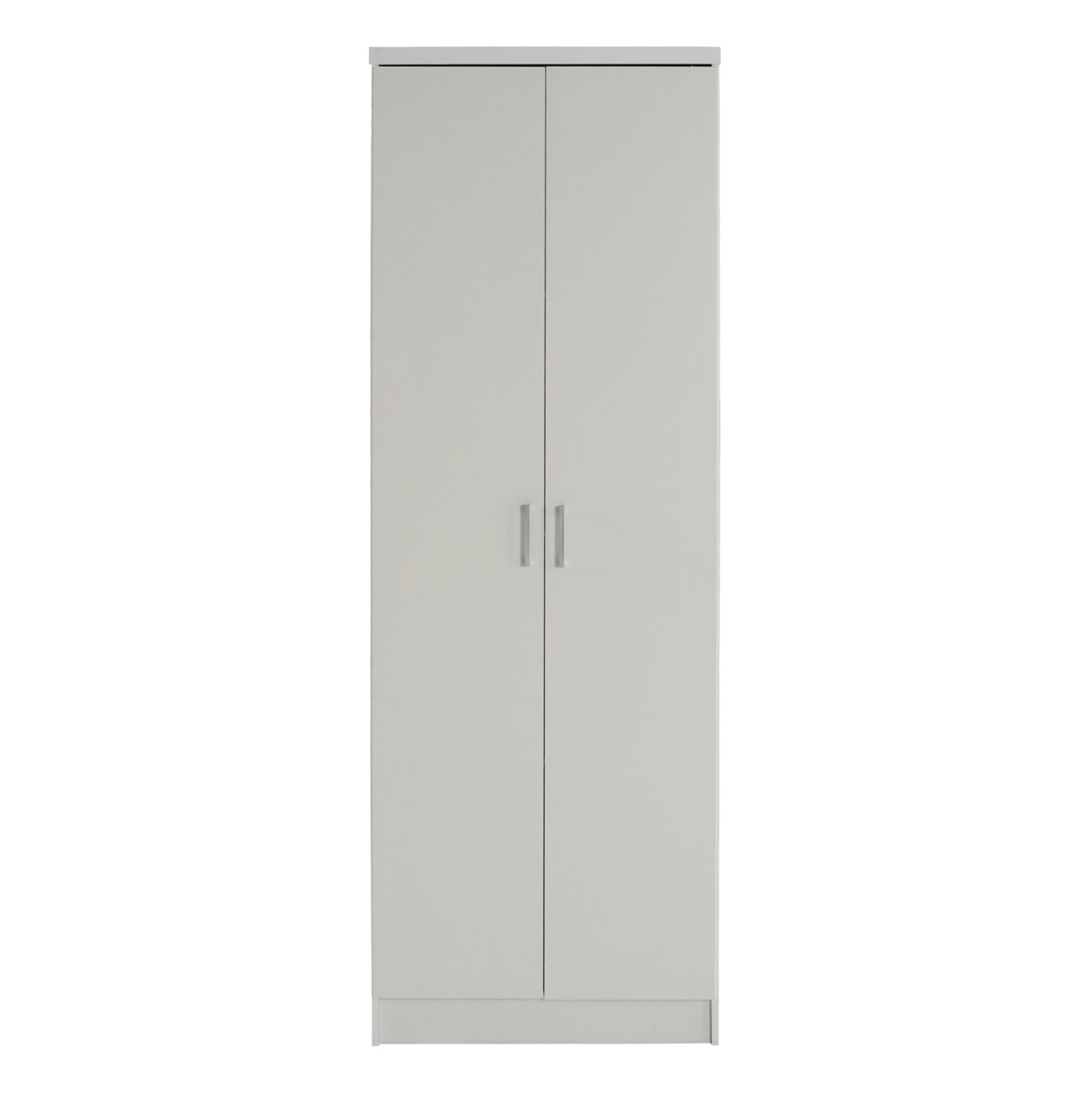 Двукрилен гардероб BAILEY с 3 рафта и меламин 60Χ43Χ181H cm