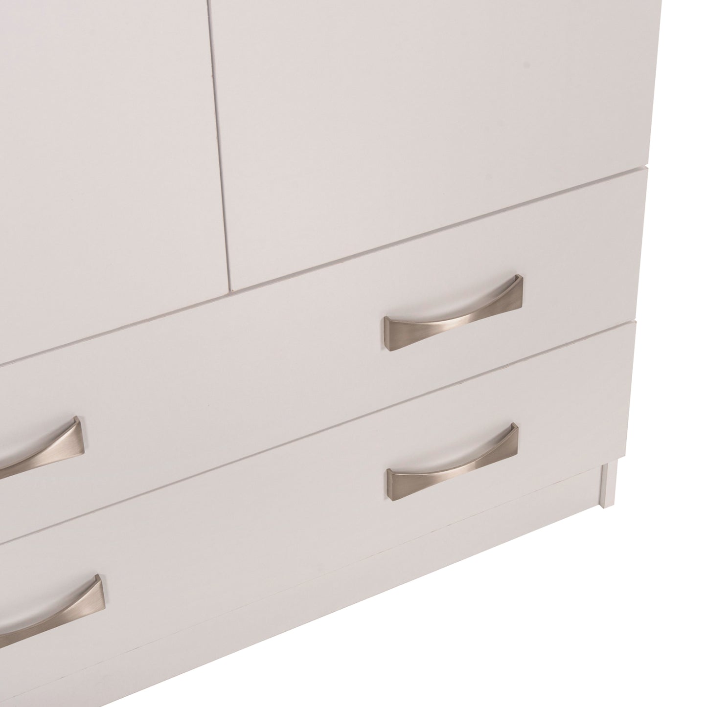 Практичен Шкаф с 3 Врати и 2 Чекмеджета 150X55Χ180Hcm