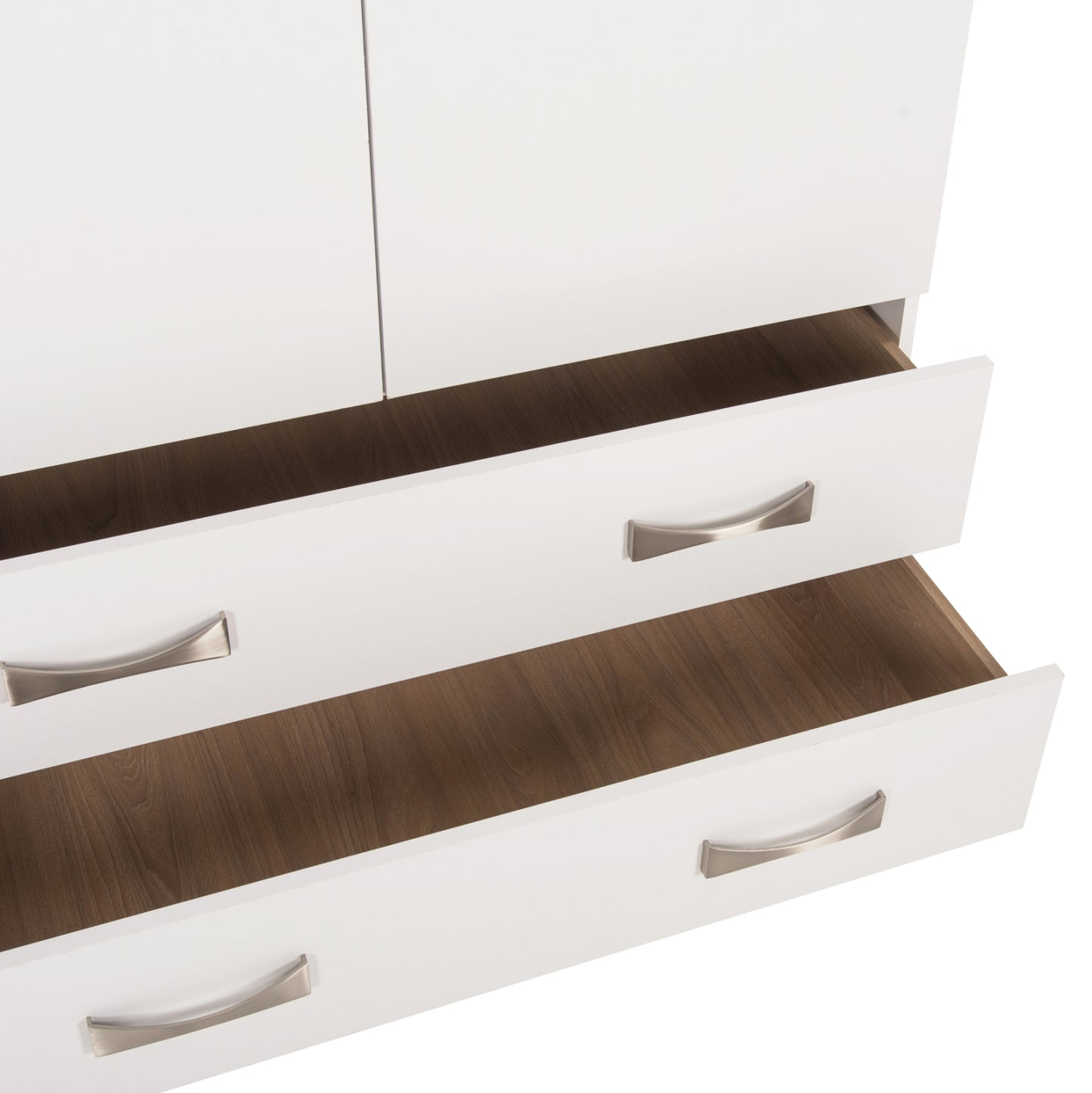 Практичен Шкаф с 3 Врати и 2 Чекмеджета 150X55Χ180Hcm