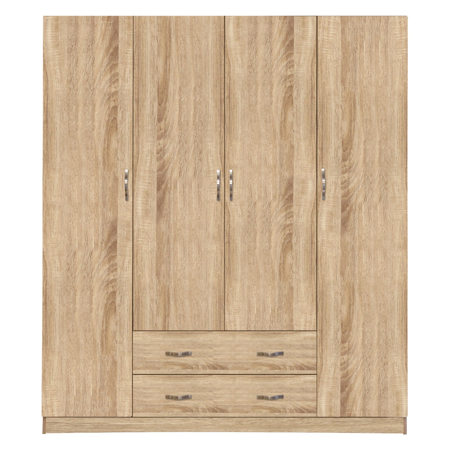 Wardrobe 4 Door with 2 drawers 200Χ56Χ180Hcm. HM353.02 Sonama image 1