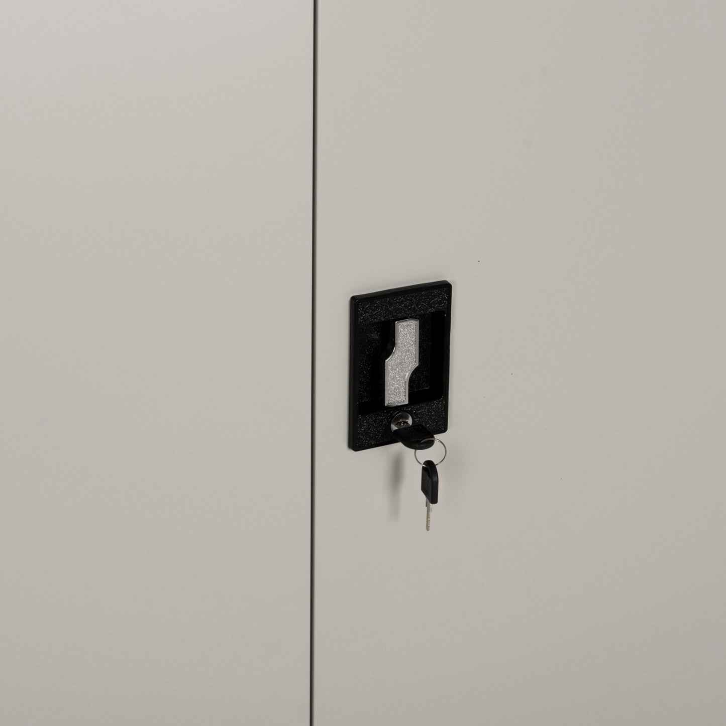 CLOSET METALLIC DURON HM11980 2-LEAF WITH 2 STORAGE SPACES & LEGS-GREY 90Χ40Χ100Hcm.