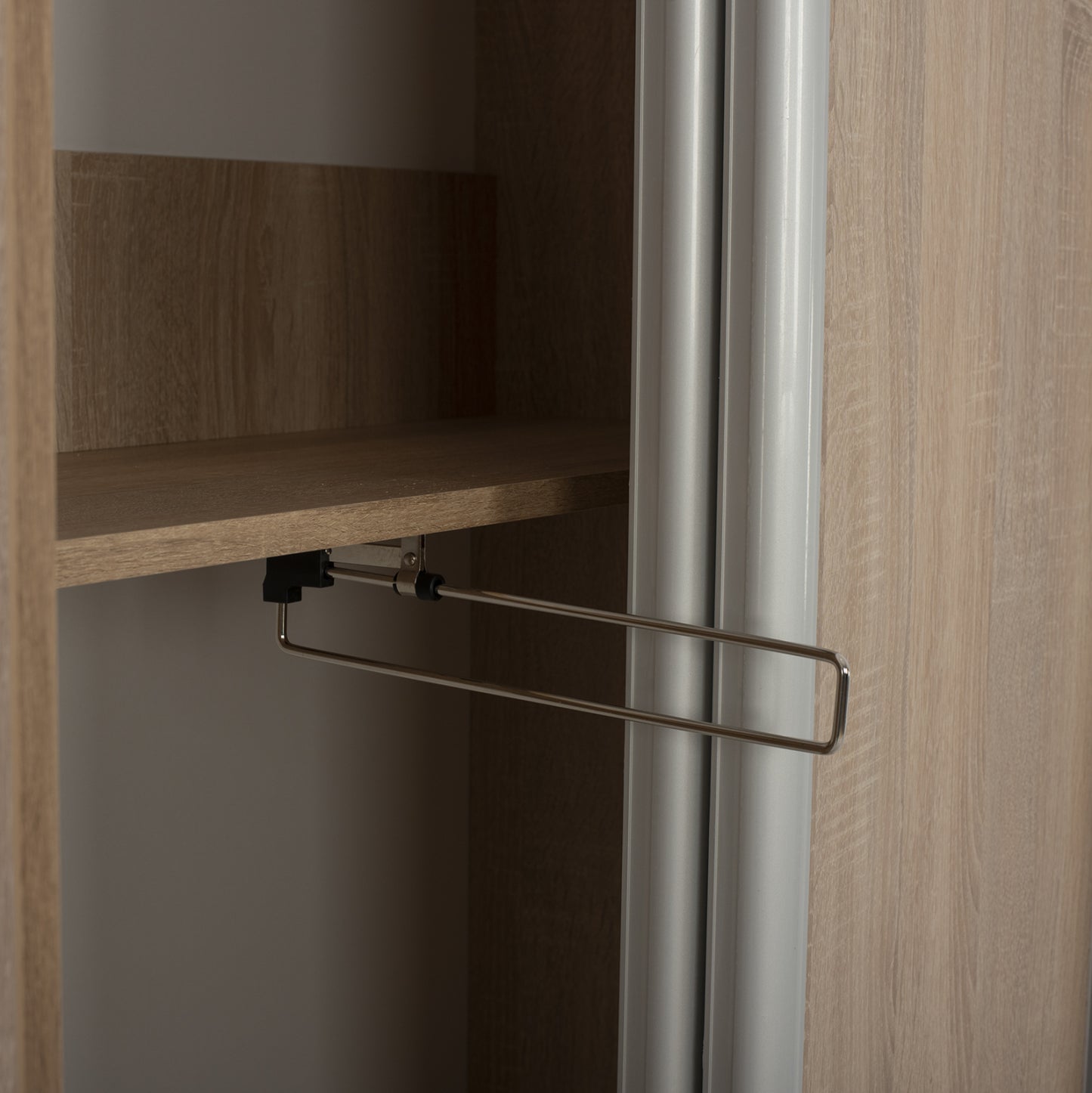 НΤΟΥΛΑΠΑ ΣΥΡΟΜΕΝΗ ADLER ΜΕΛΑΜΙΝΗΣ 90x45x210 с 2 Πόρτες