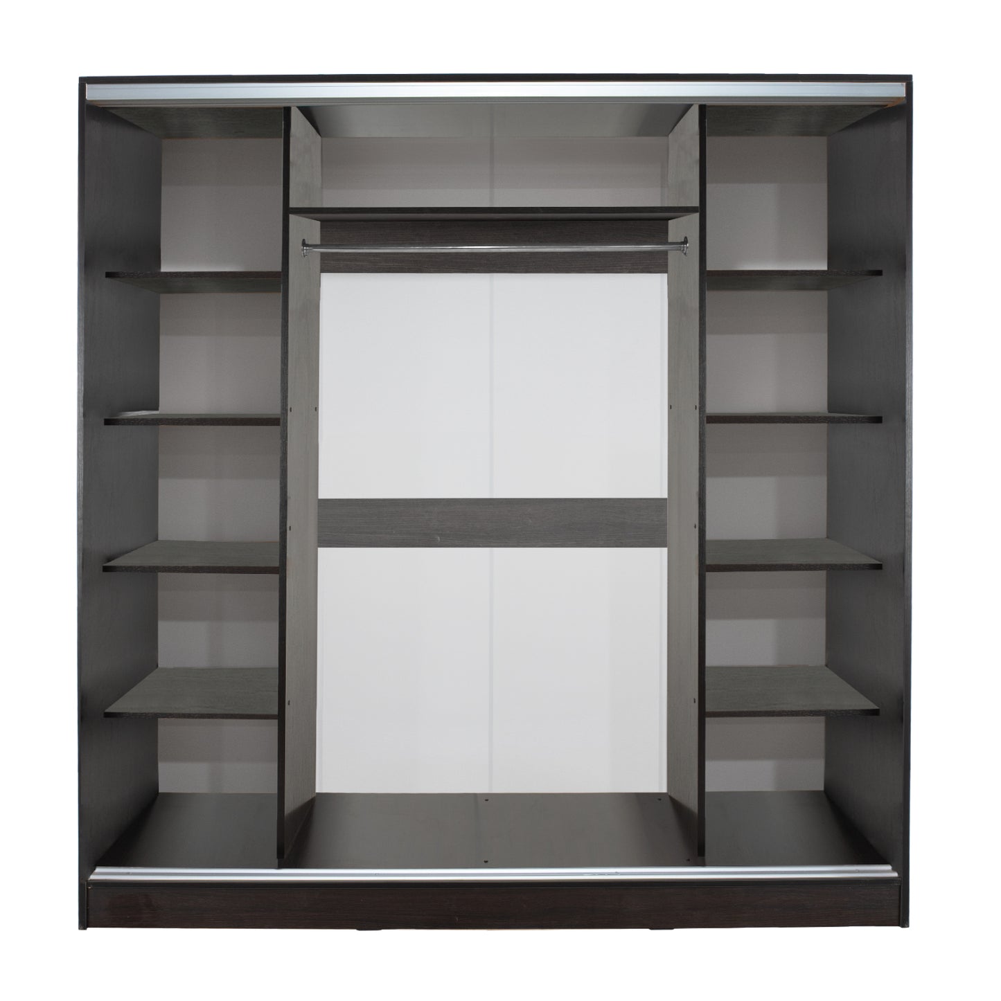Шкаф с Плъзгащи Врати и Огледало, Въжен 200X60X210cm