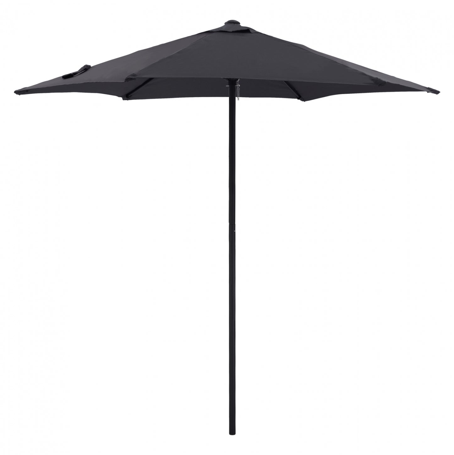 ALUMINUM UMBRELLA 2.50M WITH 6 RADIES GRAY CLOTH HM6030.10 image 1