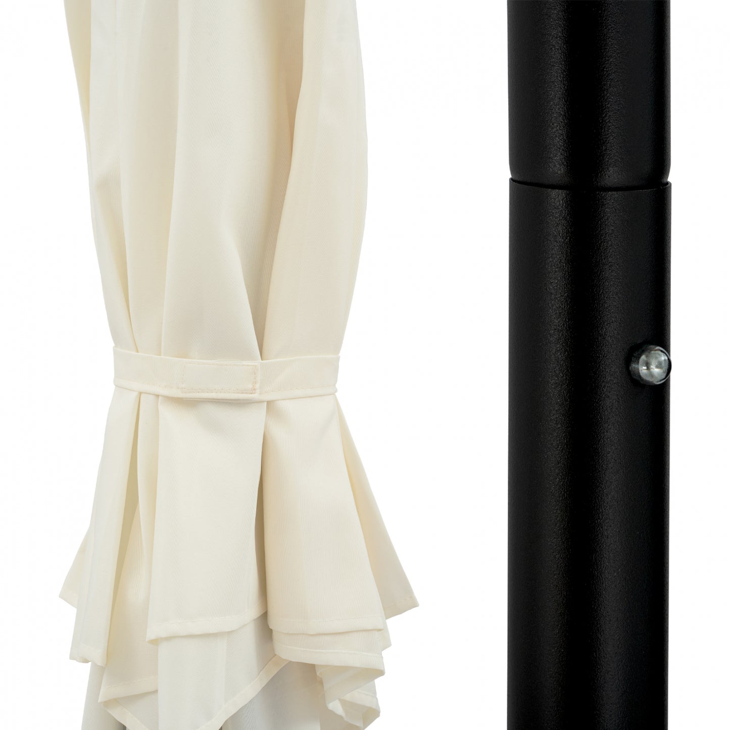 ALUMINUM UMBRELLA HM6030.02 ECRU- GRAY Φ250x236 cm.