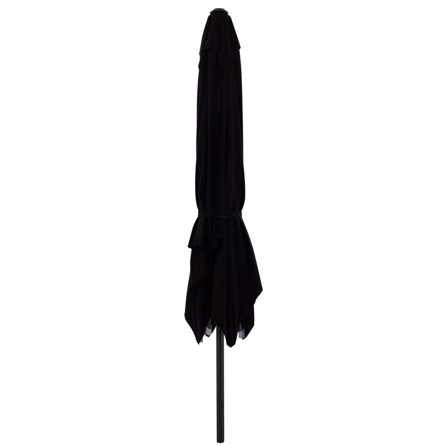 PROFESSIONAL 3x3x2,83M ALUMINUM UMBRELLA WITH ACRYLIC CLOTH IN BLACK SHADE HM6026.03