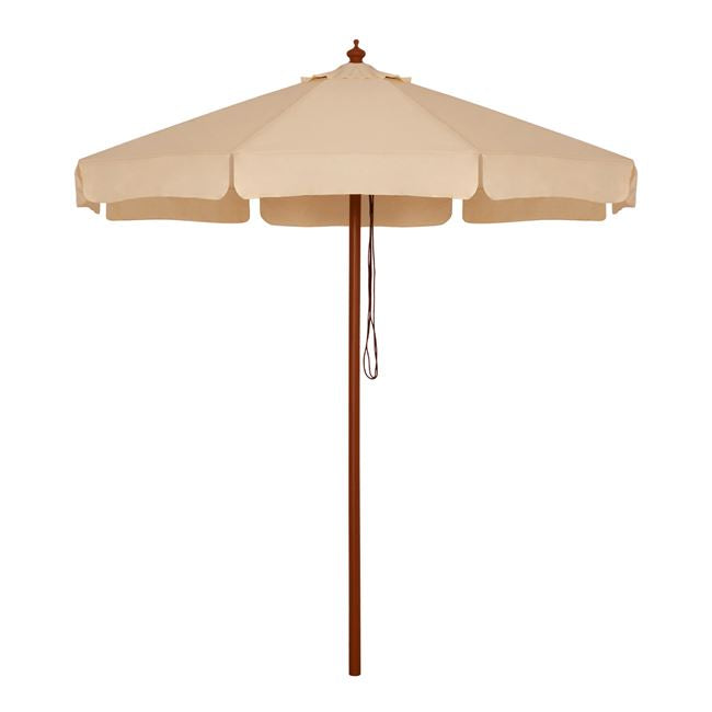 Professional Umbrella 2.30m with wooden frame HM6021 Beige image 1