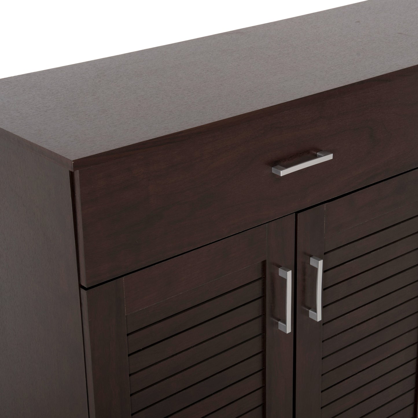 SHOE CABINET PROBY HM9607.01 MELAMINE IN WENGE 120x37,5x121,5Hcm.