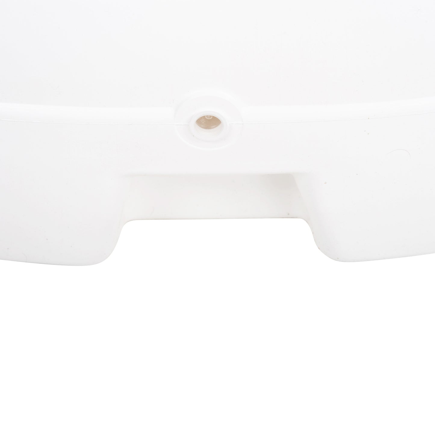 PLASTIC UMBRELLA BASE WITH WHEEL SOLBAS HM6113.01 WHITE COLOR-FOR POLE 33/50mm 46,5x23,5Hcm.