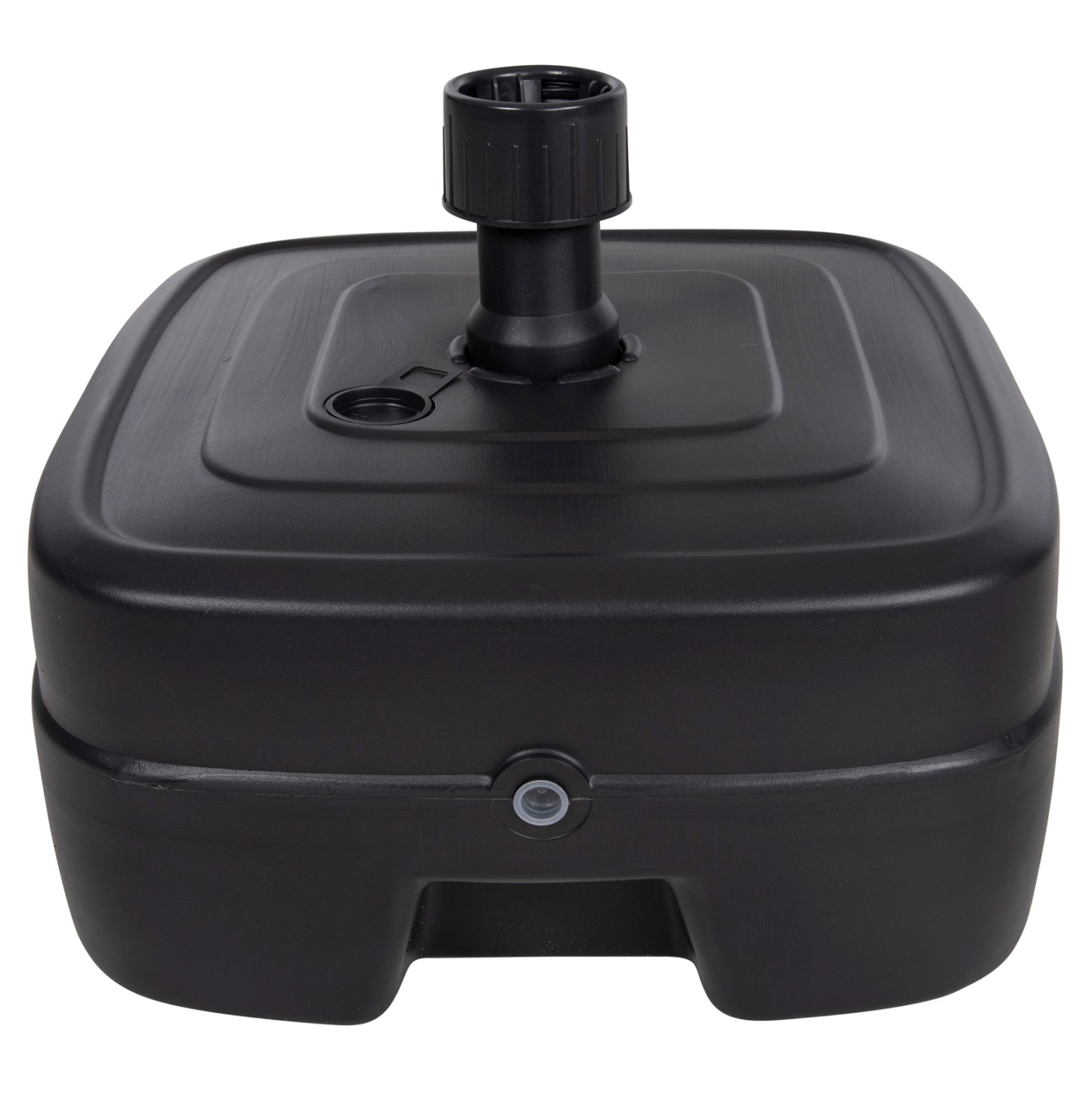 PLASTIC UMBRELLA BASE WITH WHEEL SOLBAS HM6113.02 ANTHRACITE COLOR-FOR POLE 33/50mm 46,5x23,5Hcm. image 1