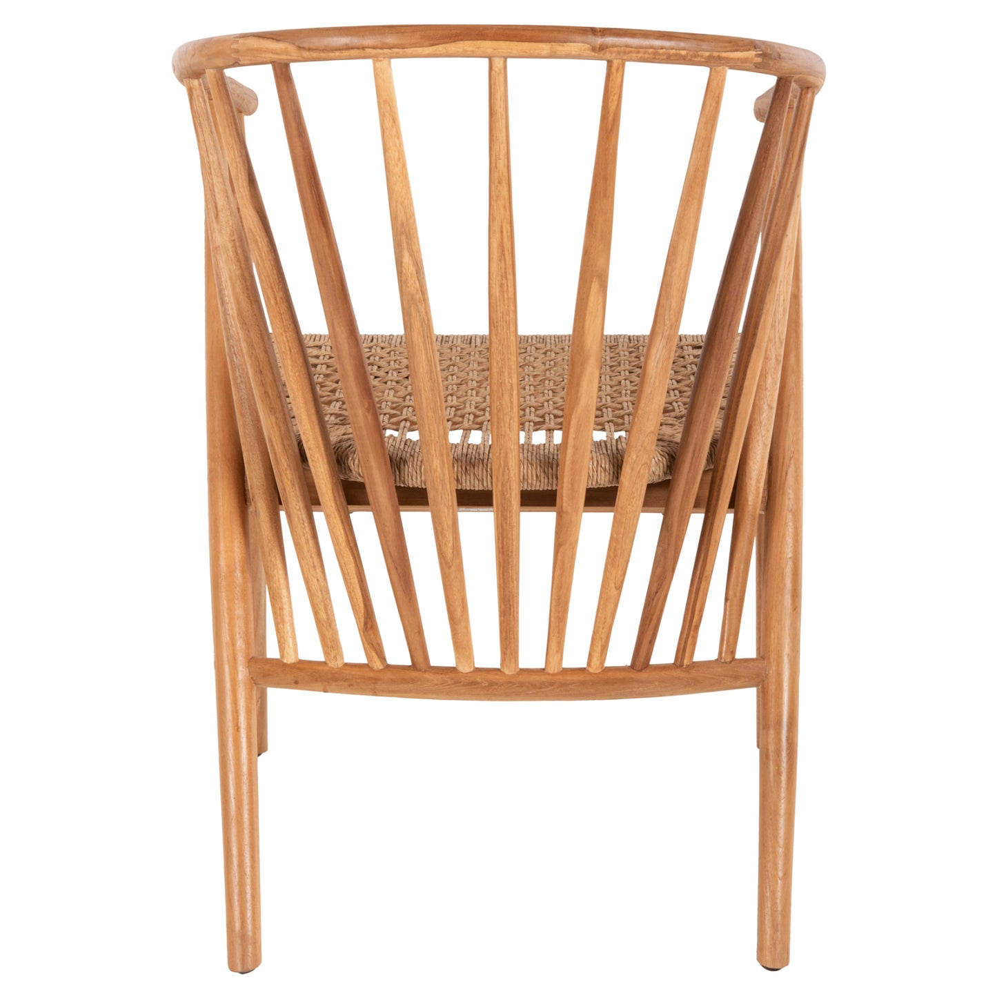 Армchair Permaine от Тик Дърво с Впечатляващ Дизайн 57.5x59.5x82Hcm
