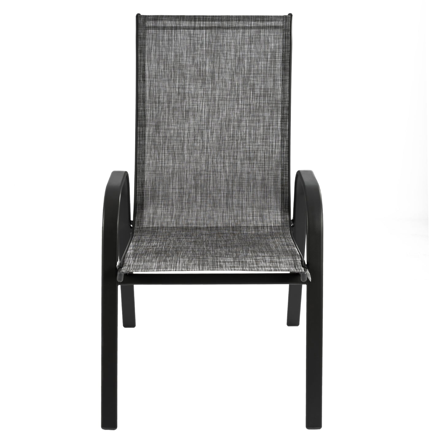 OUTDOOR ARMCHAIR LEON HM5000.01 GREY METAL FRAME-GREY TEXTILENE 54x70x93Hcm.