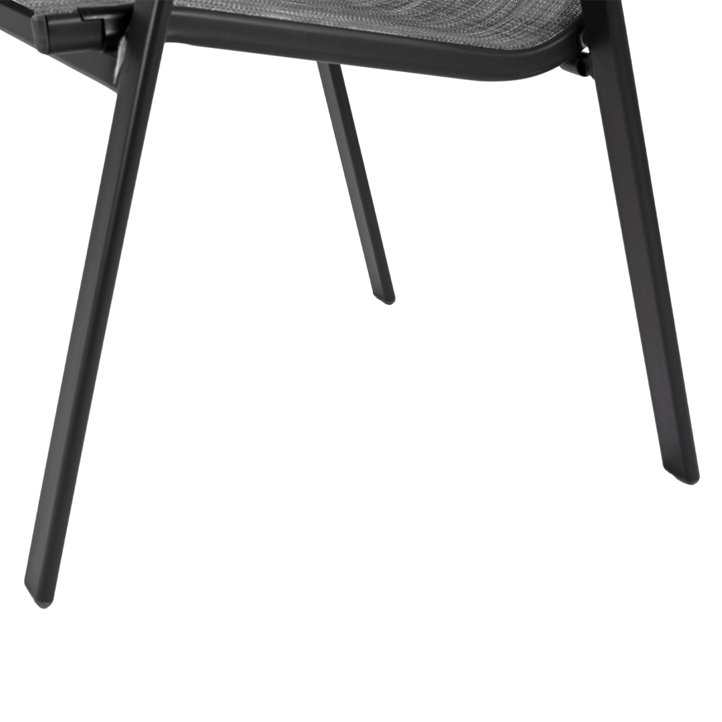OUTDOOR ARMCHAIR LEON HM5000.01 GREY METAL FRAME-GREY TEXTILENE 54x70x93Hcm.