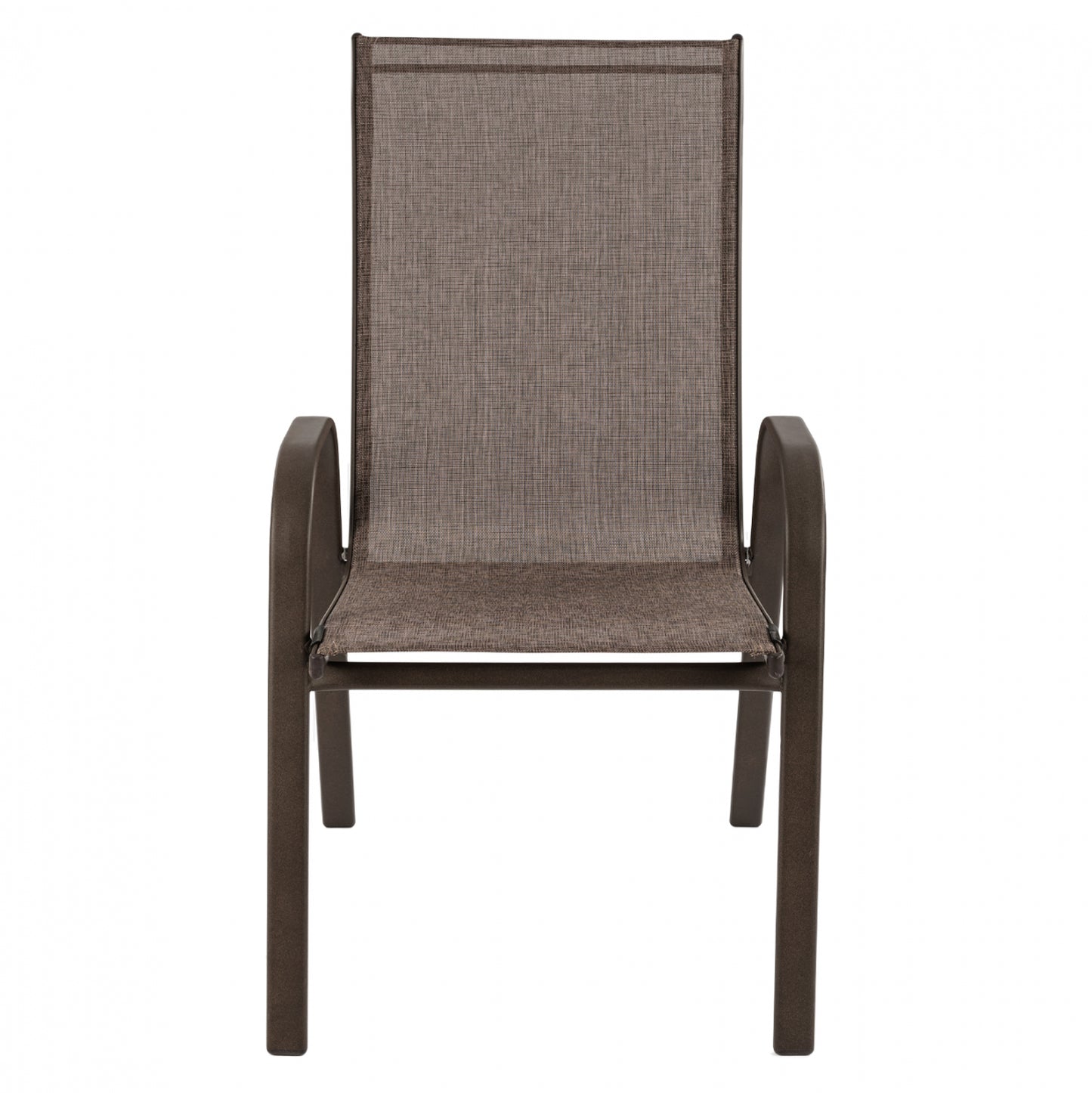 OUTDOOR ARMCHAIR LEON HM5000.02 BROWN METAL FRAME-BROWN TEXTILENE 54x70x93Hcm.
