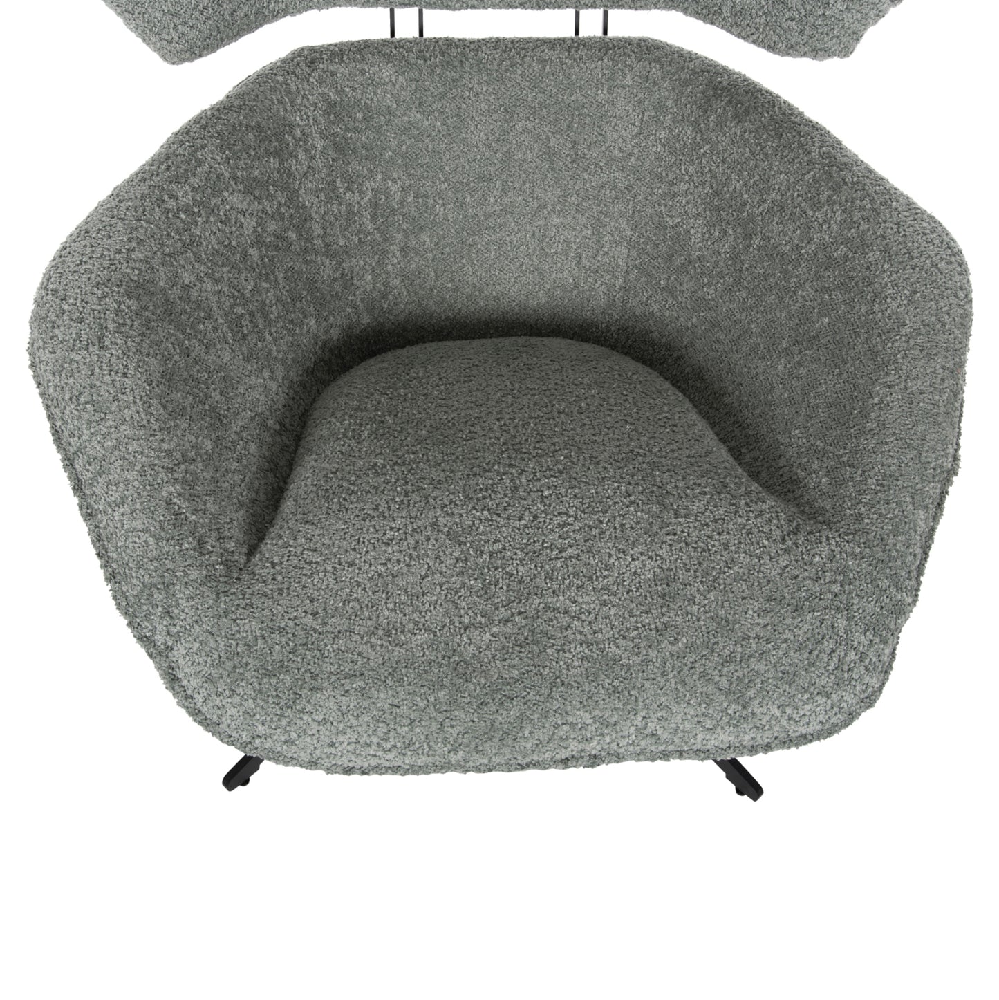 Въртящ се фотьойл BRYLL в Пистачиево Зелено 86x90x97Hcm