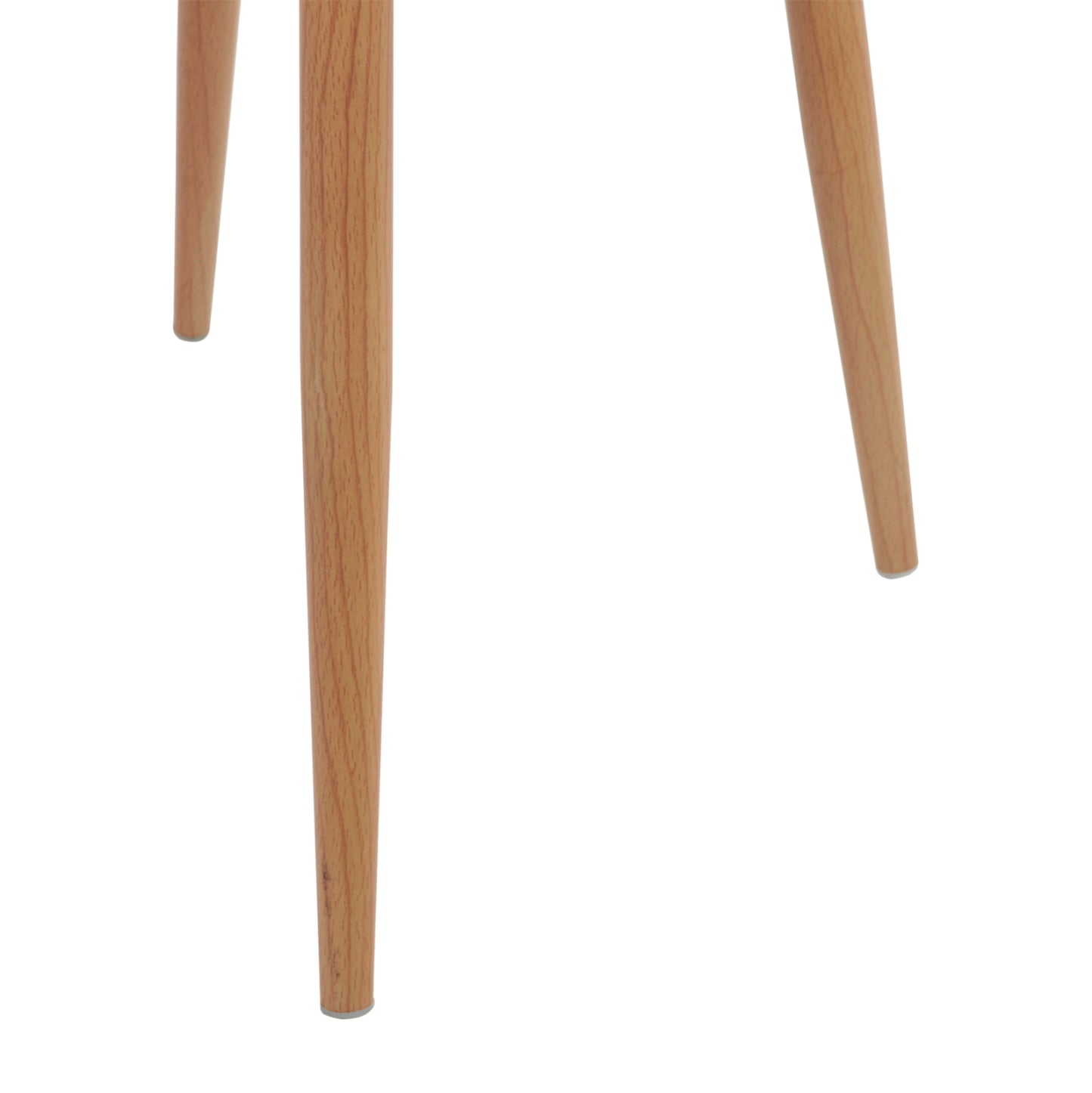 Бял Полипропиленов Стол Ариадна с Метална Рамка 62,5x56x80cm