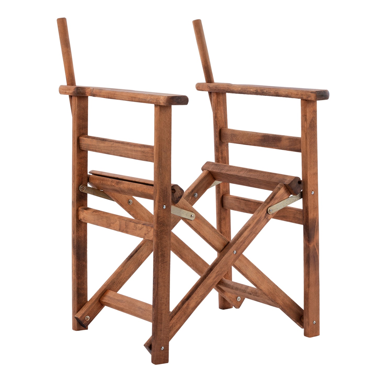 Director's frame Armchair Limnos Walnut impregnated Limnos HM5574.01 57x54x88,5 cm image 1