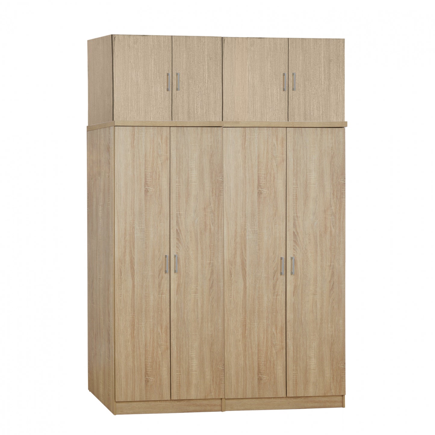 Set 4 pieces Wardrobe Four Leaf with loft Sonama 160x42x241 HM11353.02 image 1