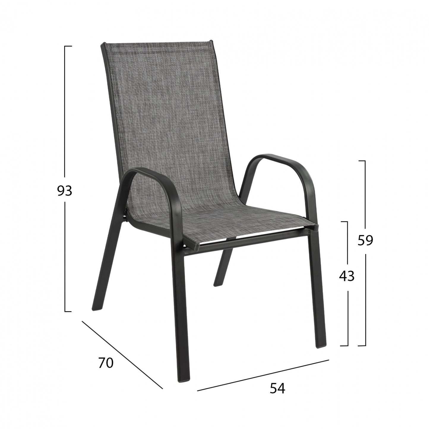 DINING SET 8PCS TABLE WITH GRAY ARMCHAIRS & BEIGE GRAY UMBRELLA HM11474