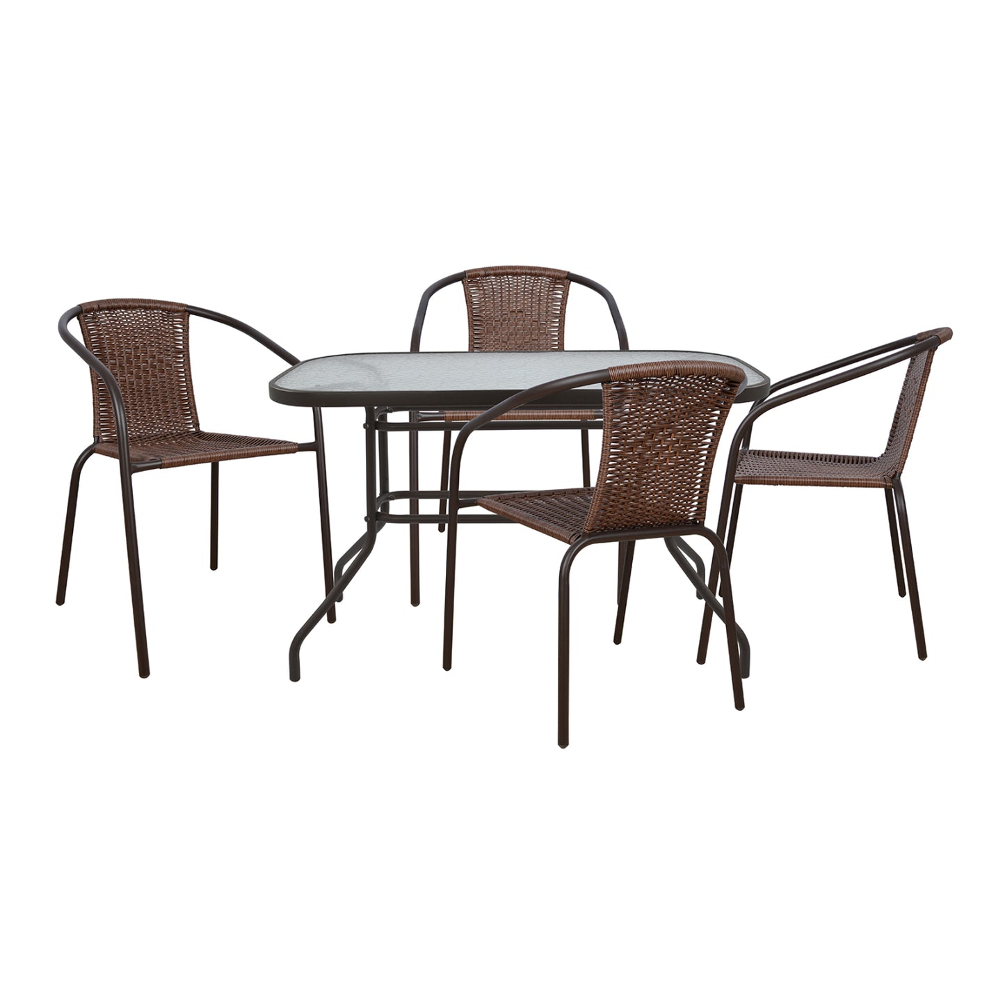 Set Dining Table 5pieces with 4 Chairs & Table HM5189.01 image 1