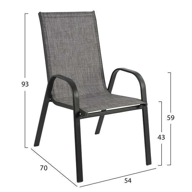 Set Dining table 3 pieces with 2 chairs & 1 Table HM5185.01