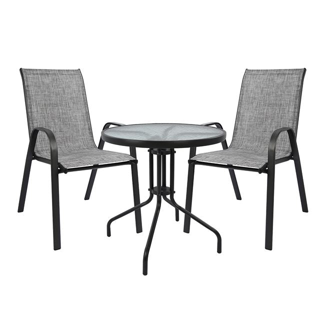 Set Dining Table 3 pieces with 2 chairs & Table HM5181.01 image 1
