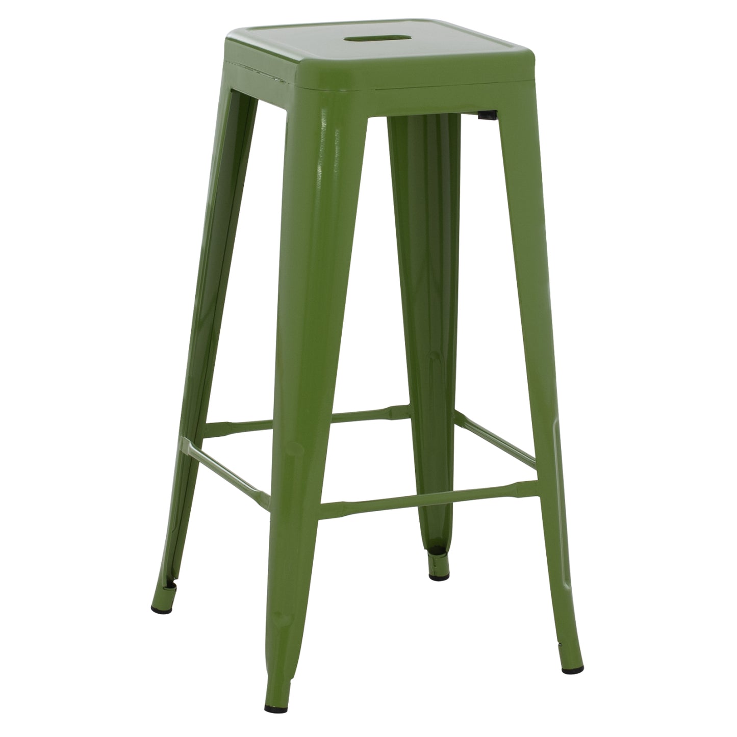 Σκαμπό Μπαρ Μεταλλικό Melita Σε Light Olive Green