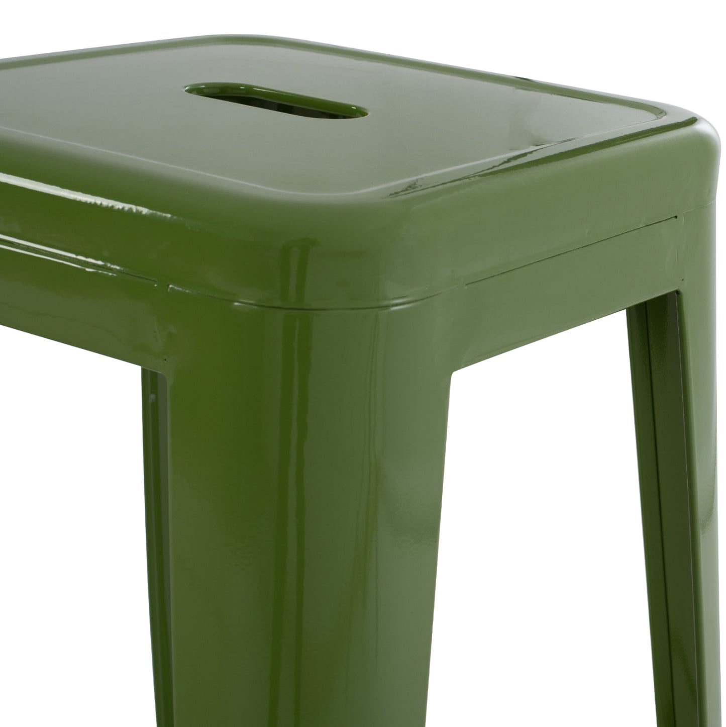 Σκαμπό Μπαρ Μεταλλικό Melita Σε Light Olive Green