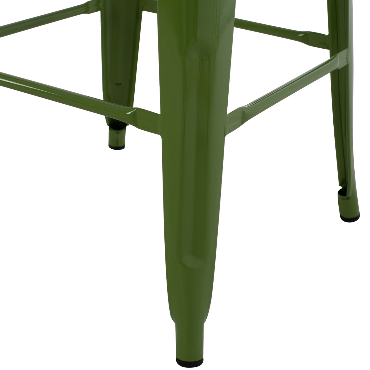 Σκαμπό Μπαρ Μεταλλικό Melita Σε Light Olive Green