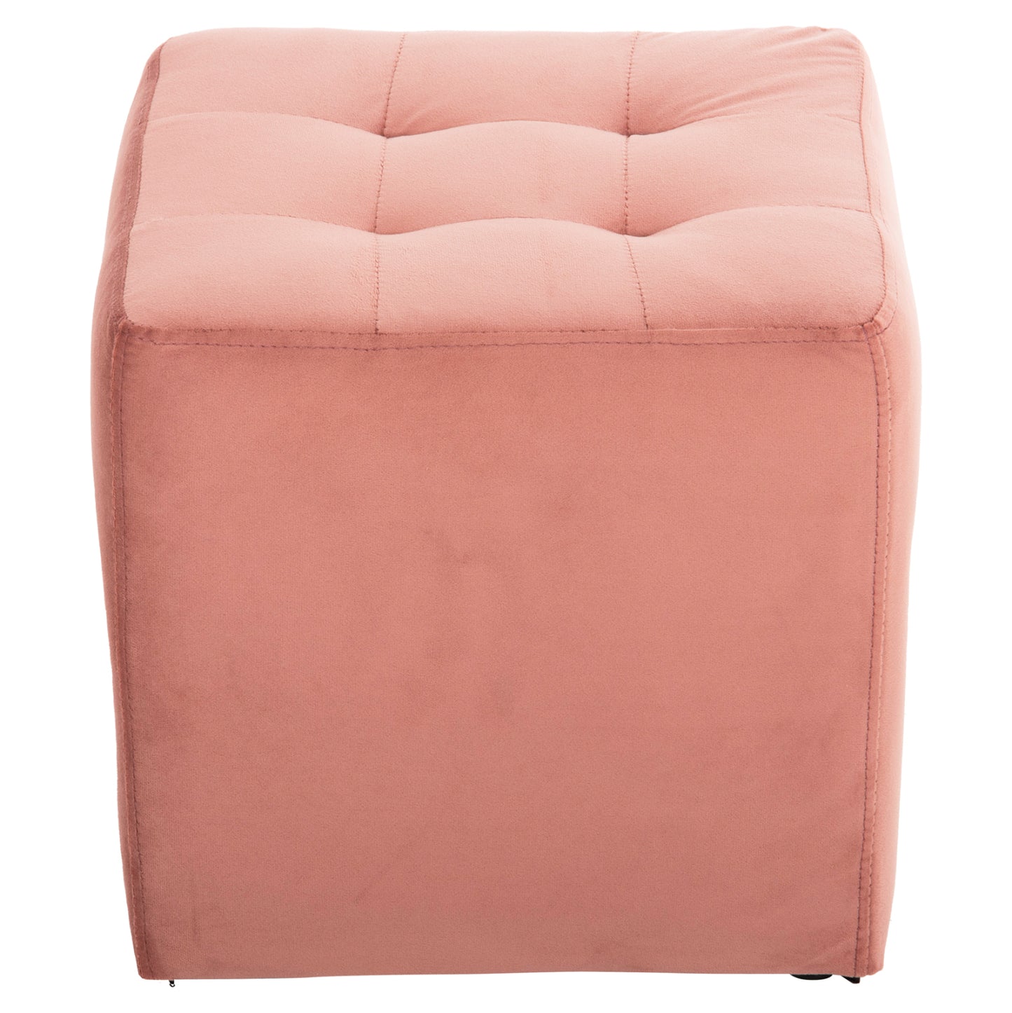 STOOL PUNK HM264.12 DUSTY PINK VELVET 39Χ39Χ36Hcm.