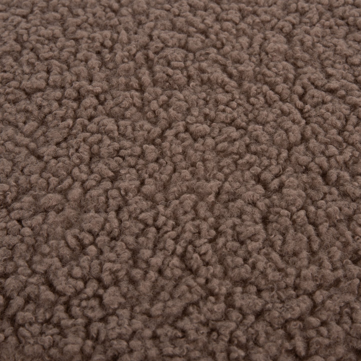 STOOL KARLO HM8411.25 LIGHT BROWN BOUCLE FABRIC WITH SILVER BASE Φ35x41Hcm.