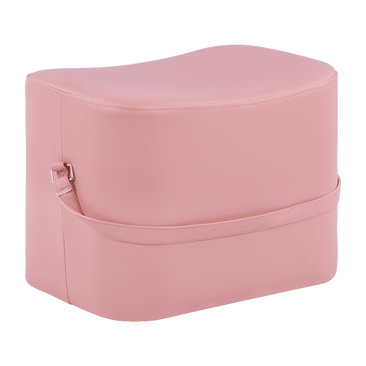 Stool Beate with PU in rotten apple color HM8630.02 50x34x35cm image 1