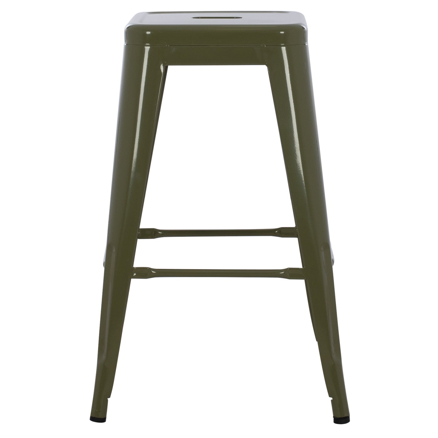 Σκαμπό Μεσαίου Ύψους Μεταλλικό Melita Σε Dark Olive Green