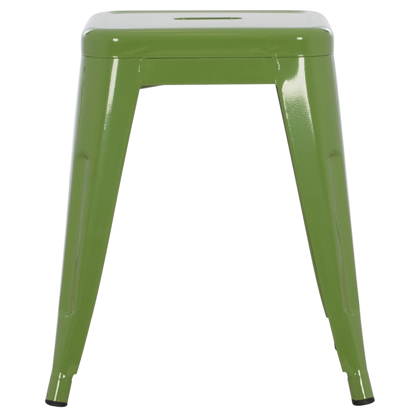 STOOL MELITA HM0096.53 METAL IN LIGHT OLIVE GREEN COLOR 37x37x45Hcm.