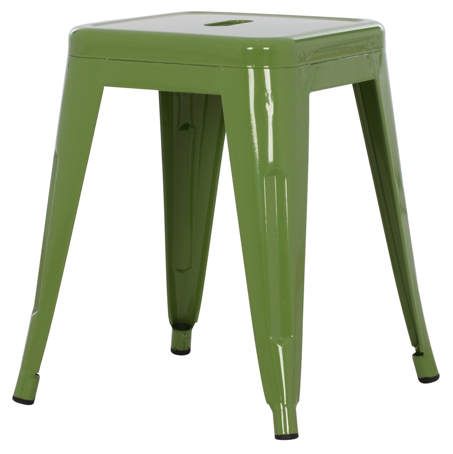 STOOL MELITA HM0096.53 METAL IN LIGHT OLIVE GREEN COLOR 37x37x45Hcm.