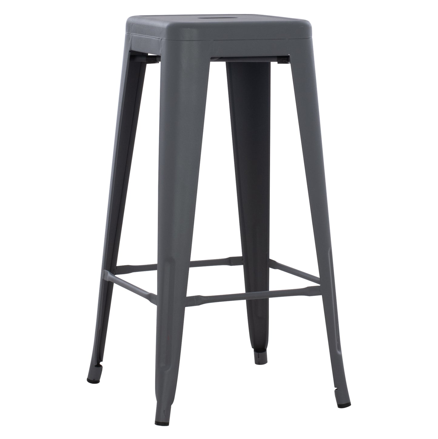 BAR STOOL MELITA-PRO HM8642.50 METAL IN GREY 43x43x78Hcm. image 1
