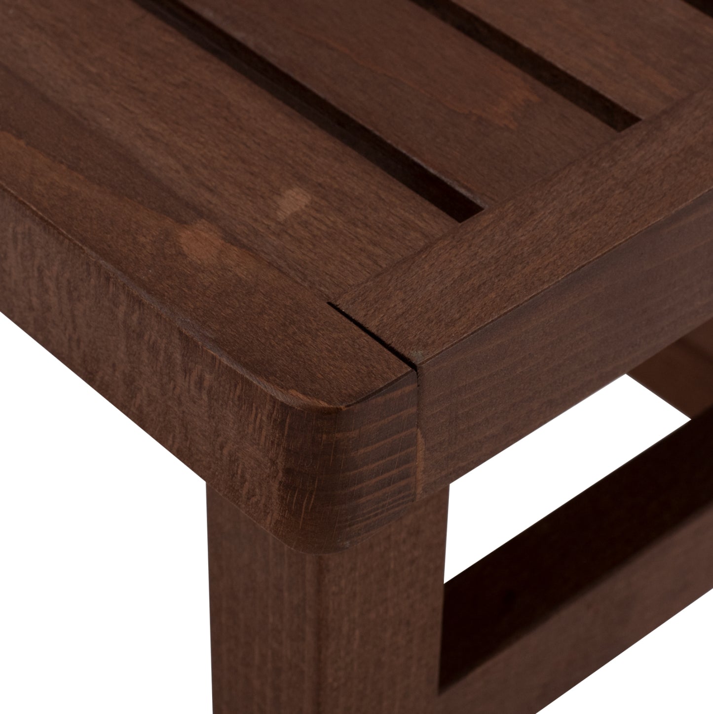 Stool-Table Walnut Soaking Koli 40x40 40Χ40X45cm HM289.02