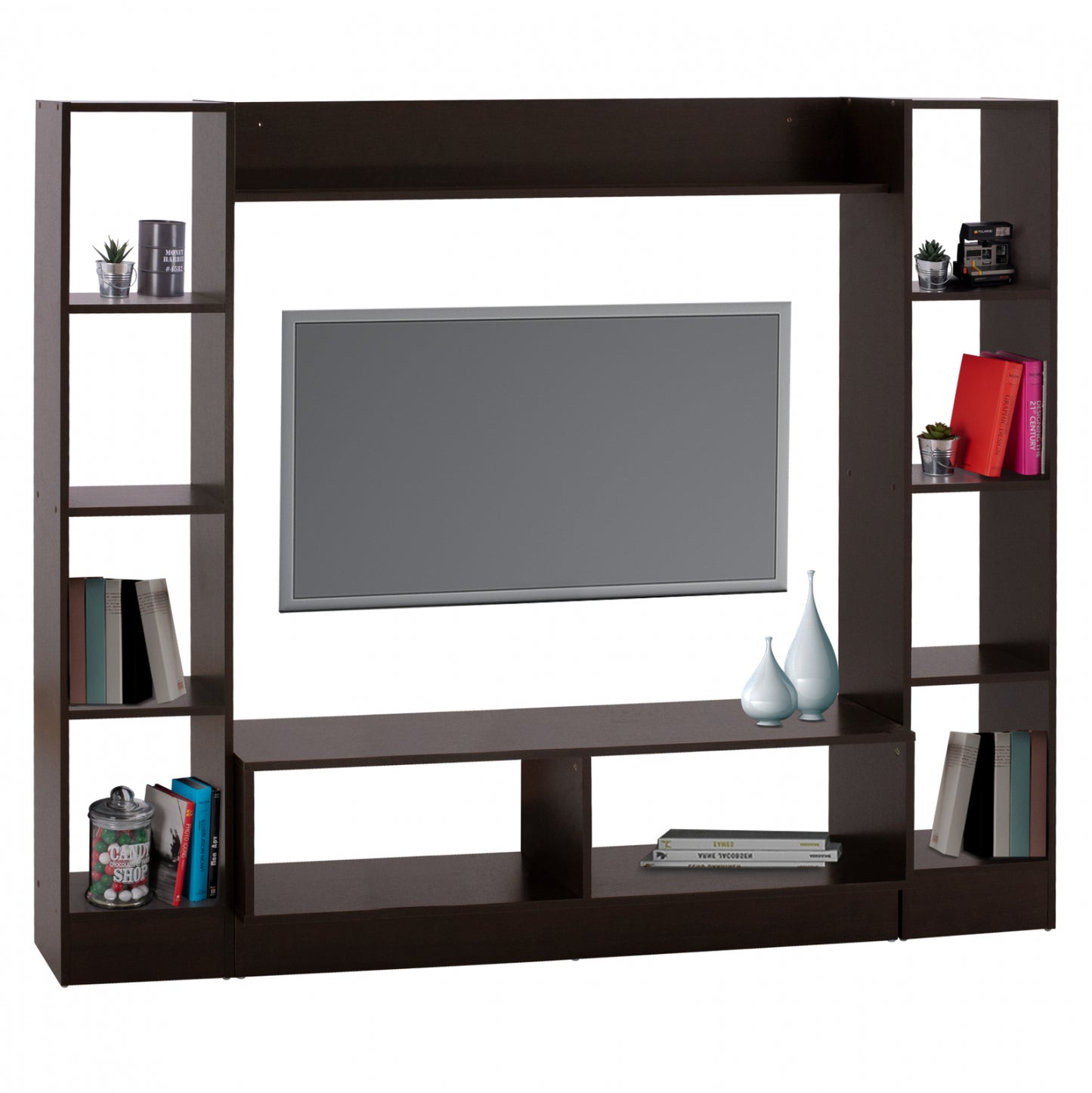 TV UNIT JAZMIN HM2255.01 WENGE 181x29,5x145cm image 1