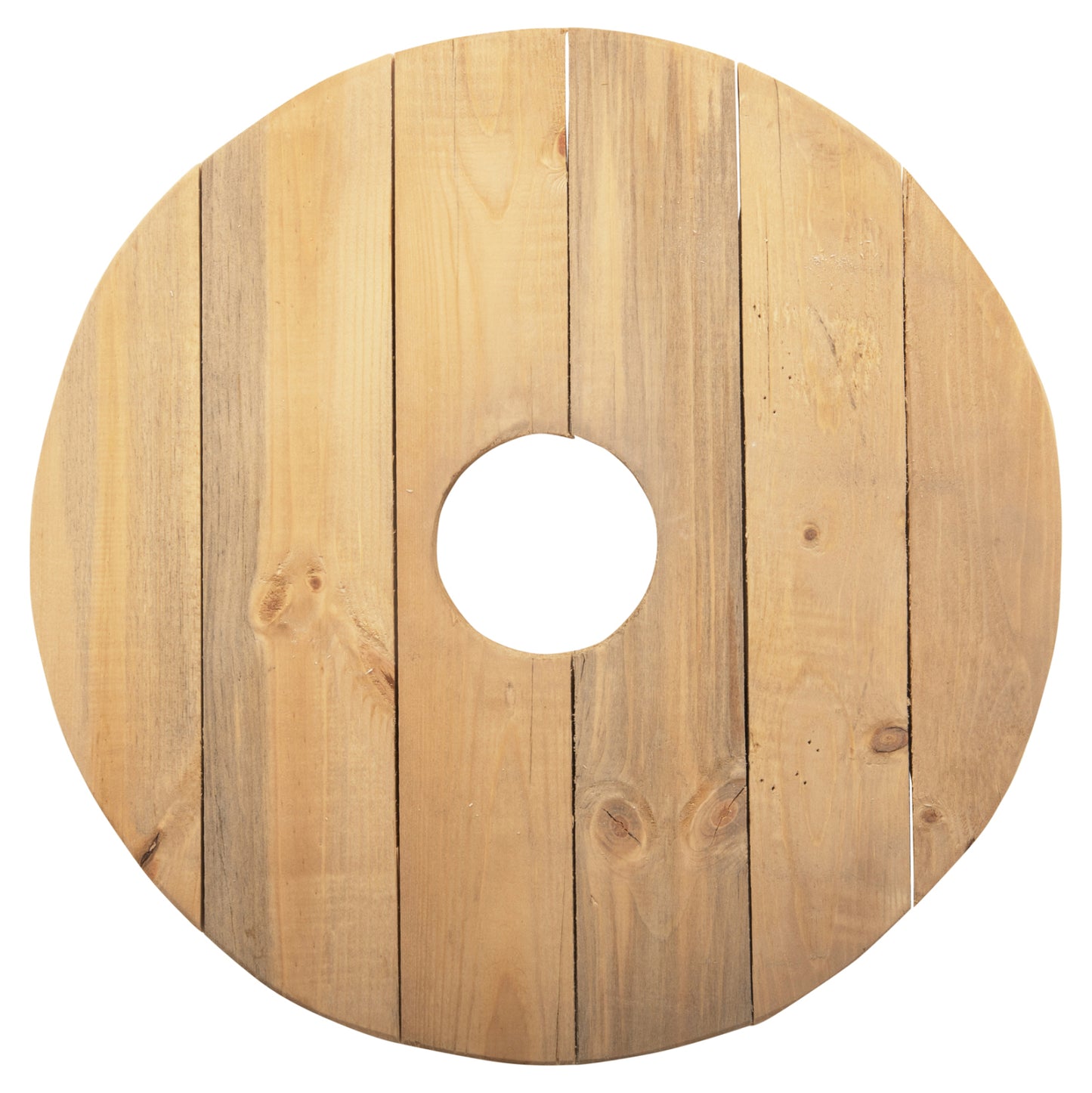 ROUND TABLE FOR BEACH UMBRELLA Φ40 PINE WOOD WITH SUPPORT RIBS HM6108