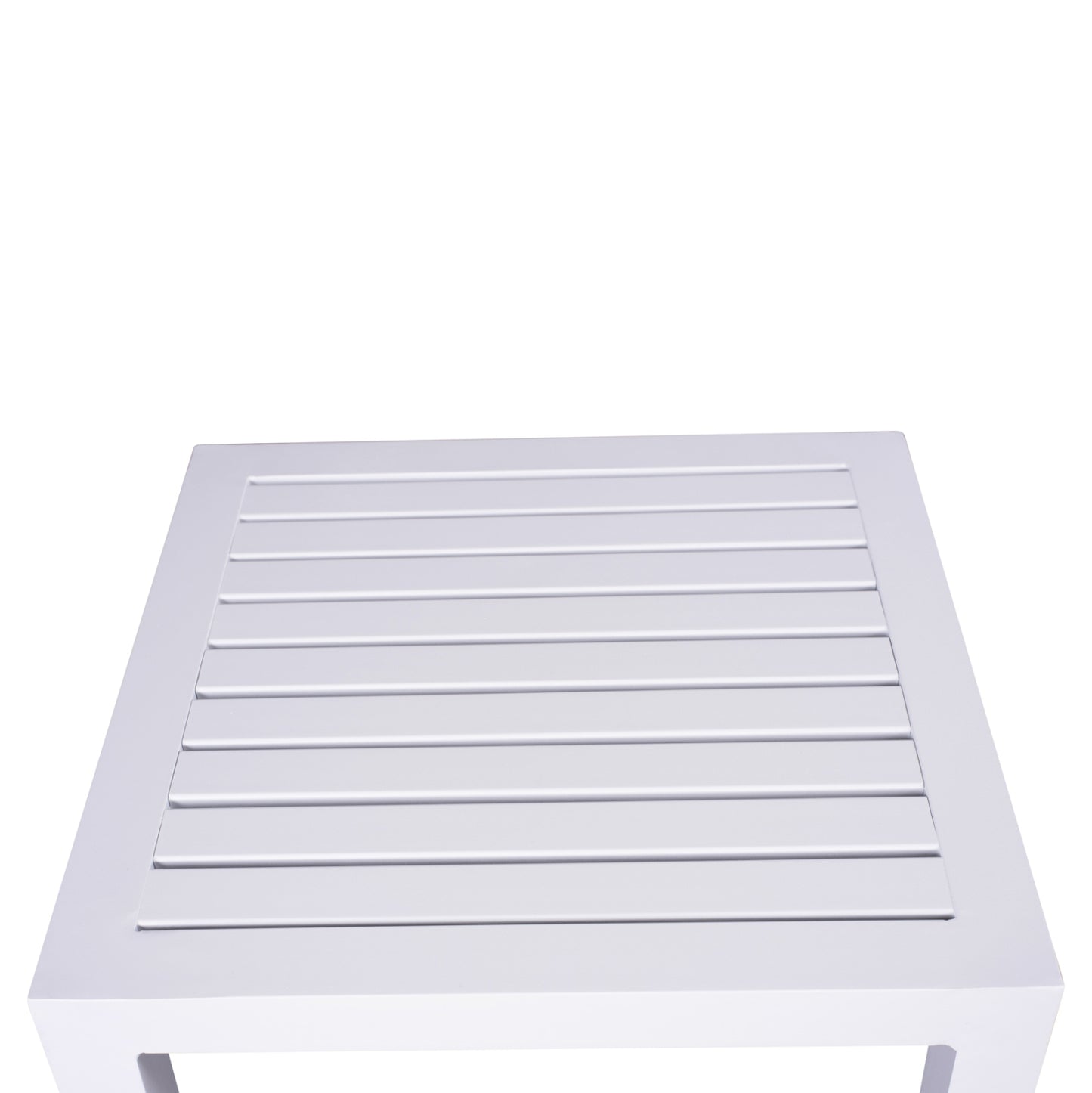 Aluminum Table HM5402.01 White 45x45x45,5 cm