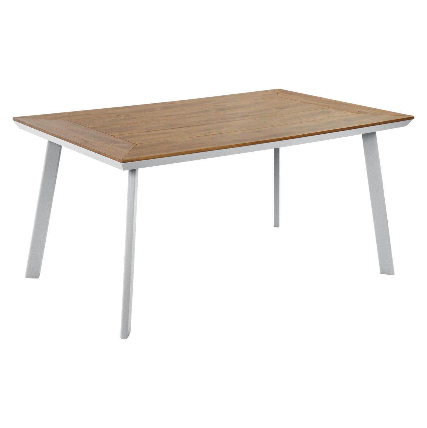 Aluminum Table with Polywood HM5132.11 White 160x92x72 image 1
