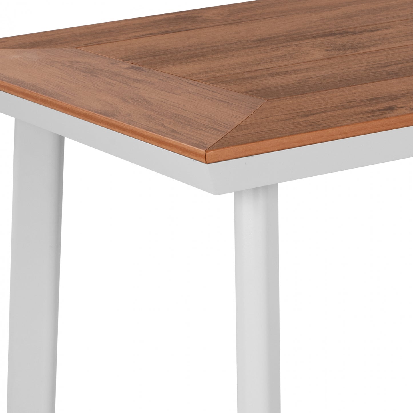 Aluminum Table with Polywood HM5562.01 White 120x80x72