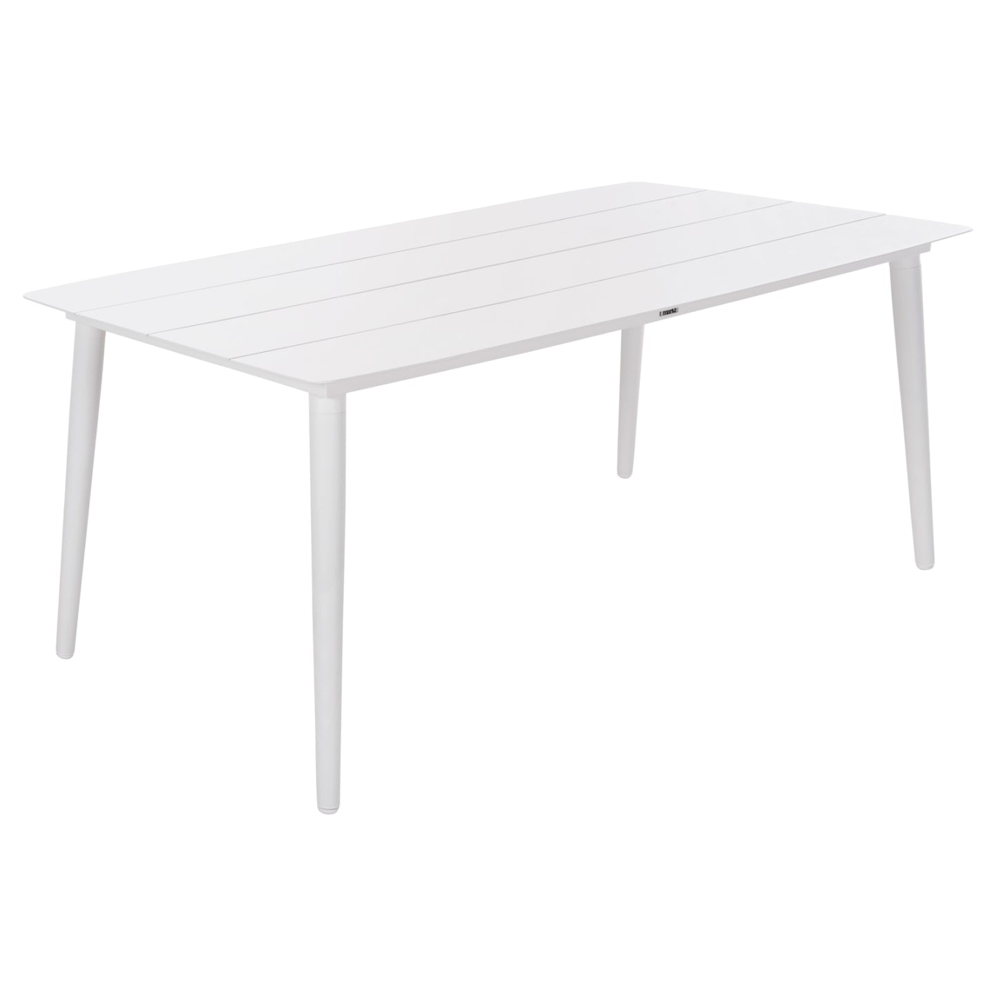 ALUMINUM RECTANGULAR TABLE JEROM HM6058.01 WHITE 180X90X74Hcm.